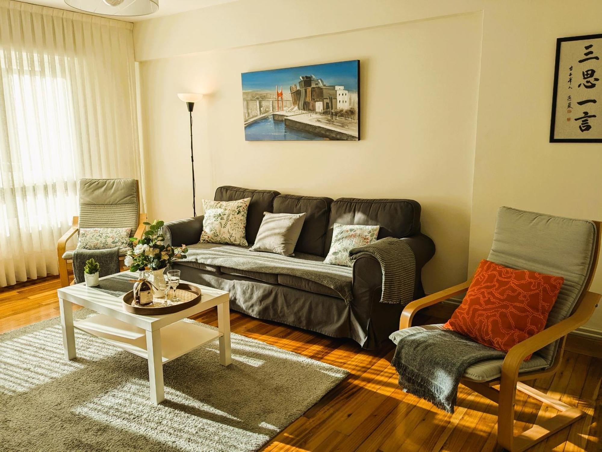 Apartamento Portugalete Gran Bilbao 3 Dormitorios - 3 Bedrooms מראה חיצוני תמונה